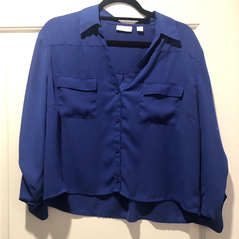 Royal Blue Button Down